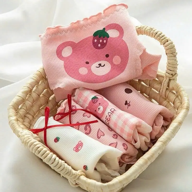Quần Gấu Hồng_Combo 10 quần gấu hồng Chất Thun tăm cao cấp Women