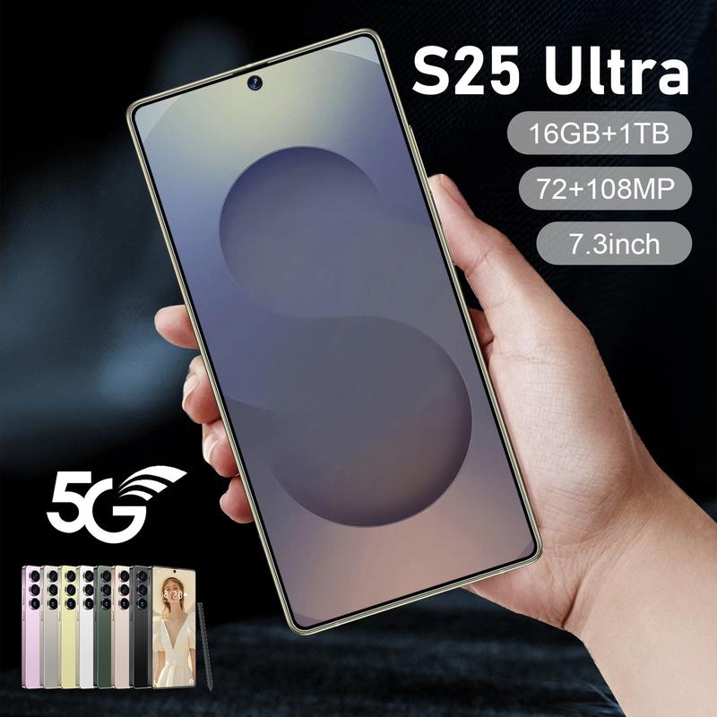 (Discount Ending Soon) 2025 New Hot-Selling S25 Ultra Phone with Built-in Pen Android 14 Popular 5G Smartphone 3