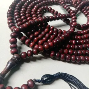 Tasbih Walikukun 7,5mm Isi 1000 Butir - Kayu Alamiah - Motif, Muslim