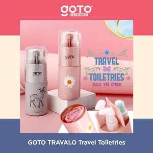 Goto [COD] Travalo Travel Toiletries Kit Perlengkapan Alat Mandi Portable