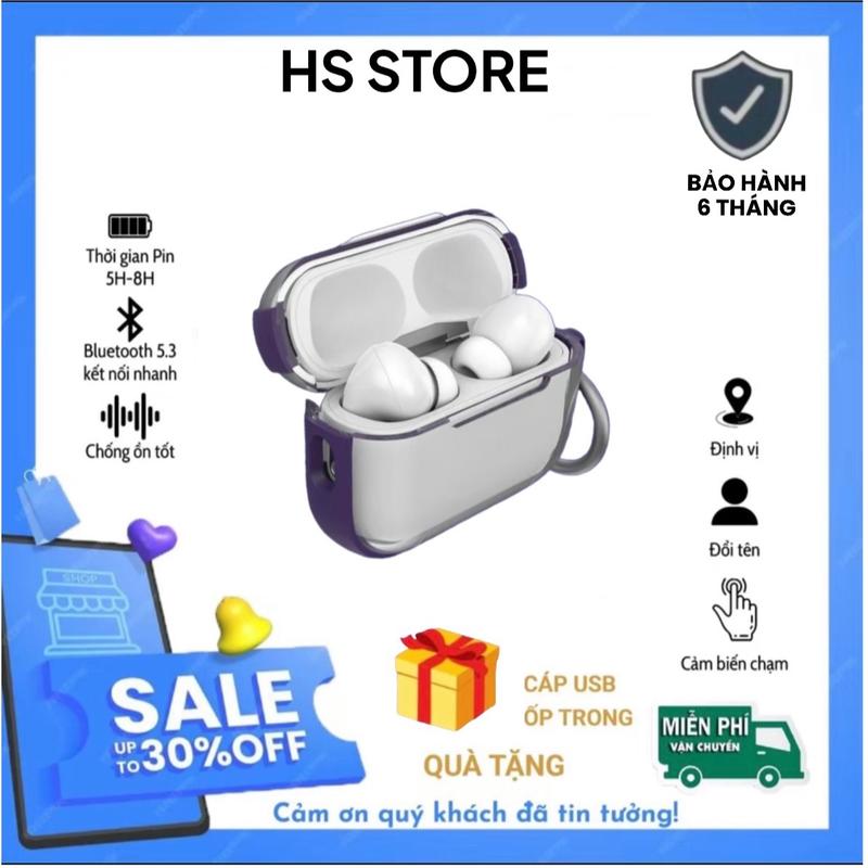 Tai Nghe Bluetooth gen 2 pro Bản Full Vuốt tăng giảm âm lượng ,Tai nghe nhét tai Bass hay Bảo Hành 6 Tháng