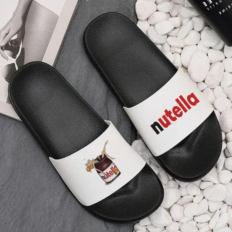 Sandal Slop Jelly Aesthetic Cewek Terbaru Sendal Slip On Luar Ruangan Anti Air Anti Slip 36-44 Shoes Karet Selop Wanita  Elegant size m: 40 - 41 hitam-2 0