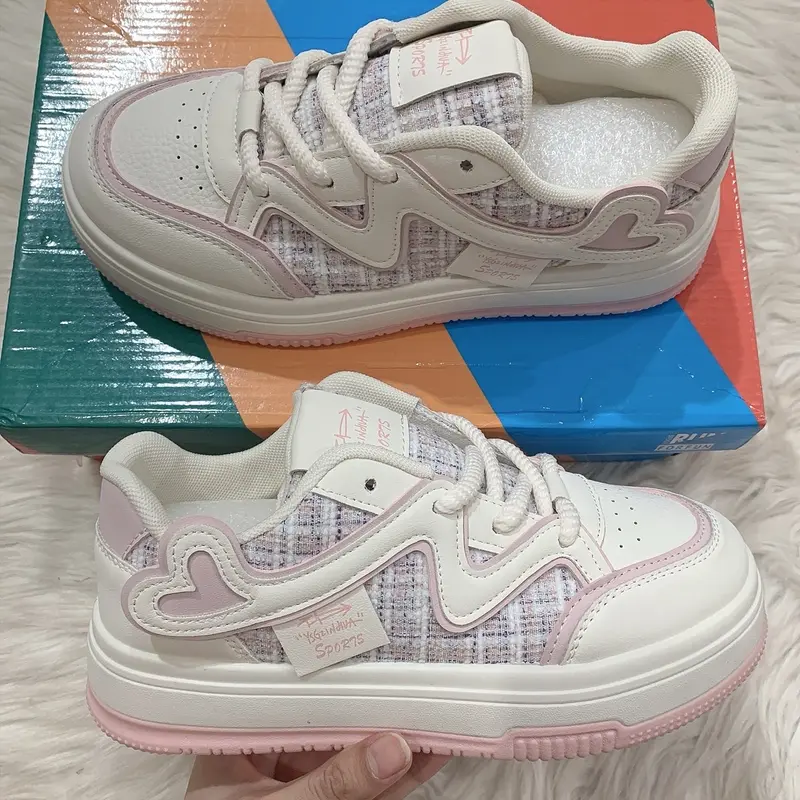 Giày thể thao nữ, đế độn, cao 3-5p Shoes Sneaker 0