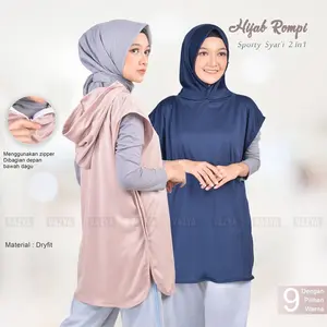 Hijab Sport Rompi 2 in 1