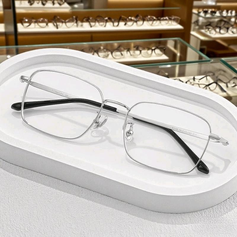  Mắt kính cận thị kính cận có độ sẵn - 0.50 ~ - 6.00 độ Kính Cận Gọng Trong Suốt Chống Ánh Sáng Xanh Phong Cách Hàn Quốc Thời Trang kính 8899 