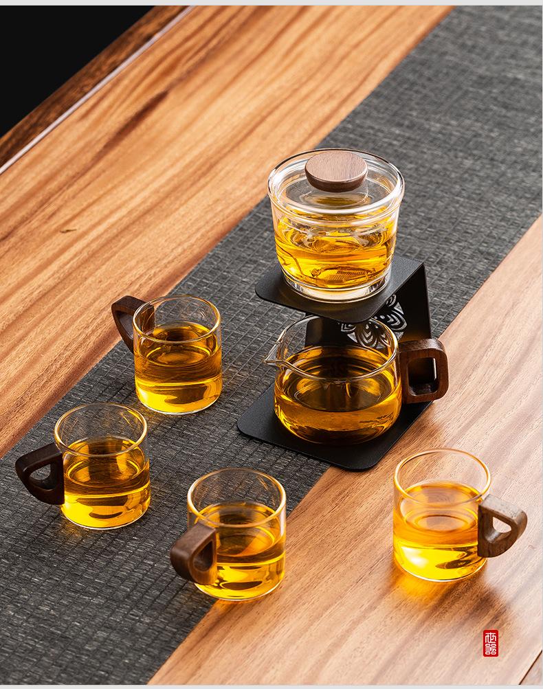 Product Introduction of Teapot making tea household 2025 new tea separator glass liner tea set elegant cup making teapot lazy tea set perfect  teapot 10