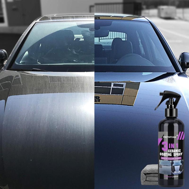 Product Introduction of 3 in 1 Car Ceramic Nano Coating Liquid, Nano Crystal Hydrophobic Layer Polishing Paint Coating Agent, Car Polish Nanos Coatings 0