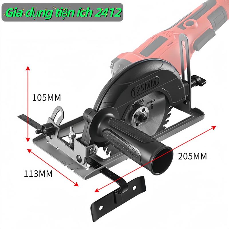Product Introduction of Giá Đỡ Máy Mài, Máy Cắt Cầm Tay Có Bàn Chỉnh Góc lên Đến 45 Độ, Thích Hợp cho Máy Mài Cắt Góc 100 Đến 125 11