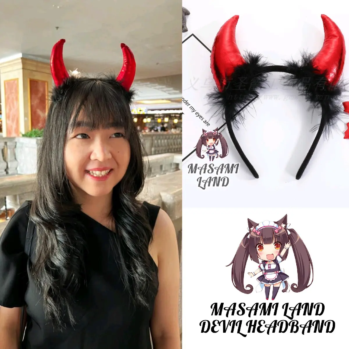 Masami Land Bando Devil / Bando Iblis / Bando Halloween Anak tanduk