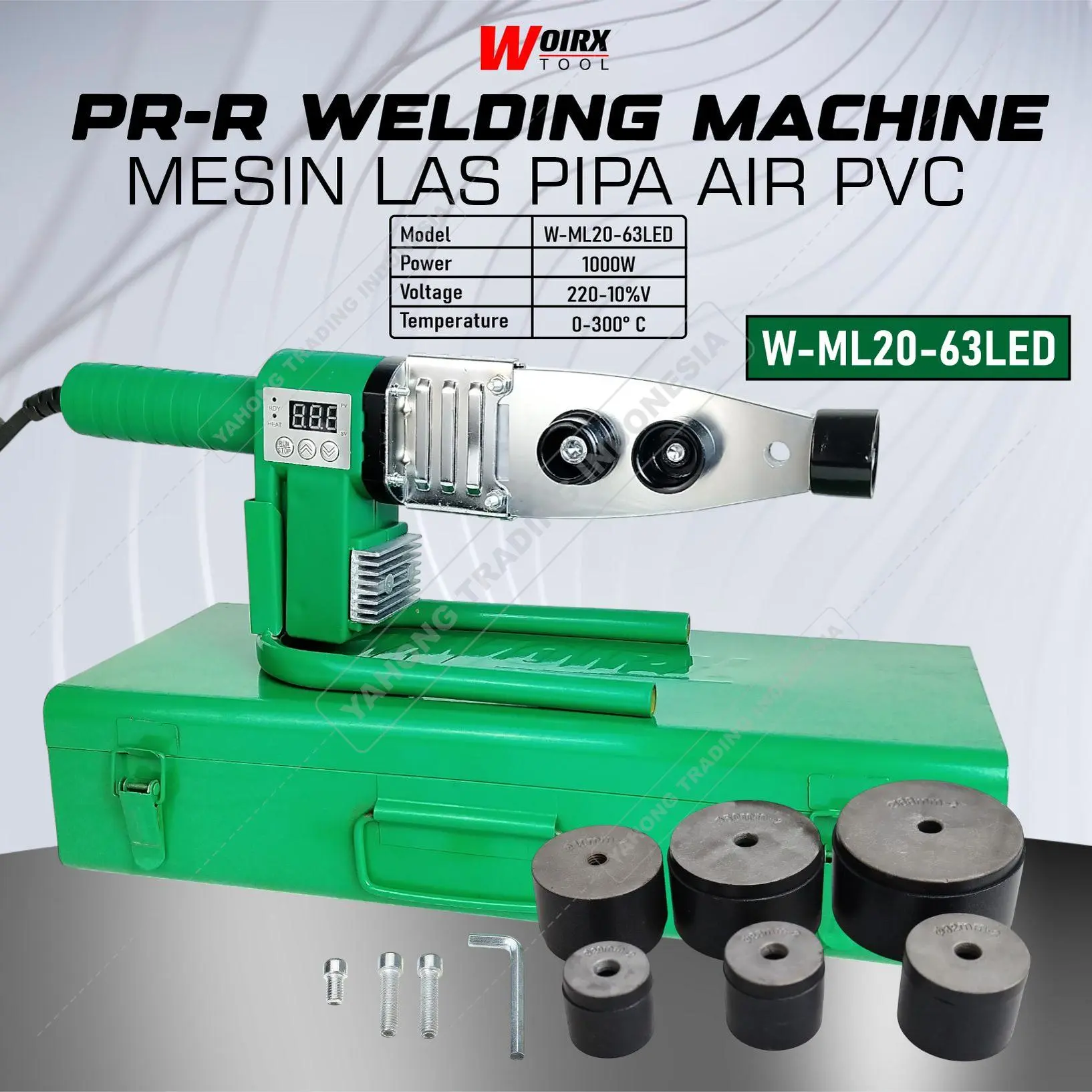 Mesin Las PPR 20-32mm 20-63mm Alat Pemanas Penyambung Pipa PPR Pipe Heater WOIRX TOOL
