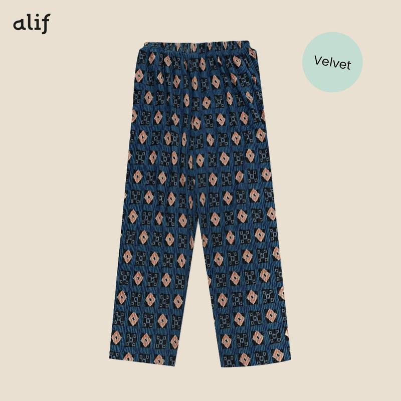 ALIF PRETTY PLEATS CELANA PLEATS MOTIF - MIDNIGHT IN AUTUMN 8