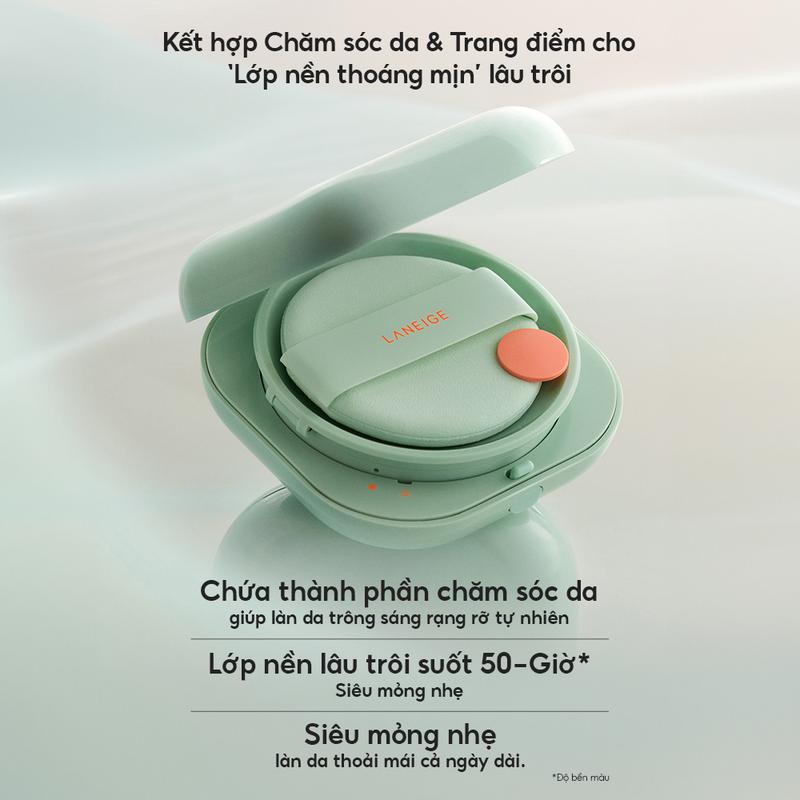 [LANEIGExSEUNG THẢO] [Phiên bản mới] Phấn nước trang điểm siêu nhẹ che khuyết điểm mịn lì LANEIGE NEO Cushion Matte 15gx2 Kèm lõi thay thế Cosmetic Mỹ Phẩm Women 1