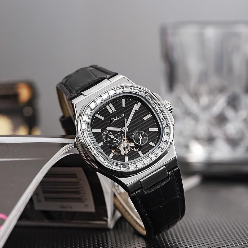 Đồng Hồ Dulunwe D6043 Máy cơ Automatic 21 Jewels,Mặt Tàu Ngầm...