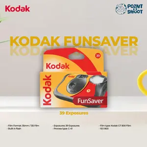 Kodak FunSaver / Fun Saver Disposable Camera (ISO 800) dg. 27 + 12 Exp