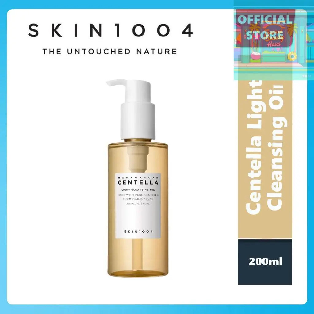 SKIN1004 Madagascar Centella Light Cleansing Oil 200ml (Cruelty-Free) Make Up Remover Skin 1004 Cleansing Oil Centella Cleansing Oil