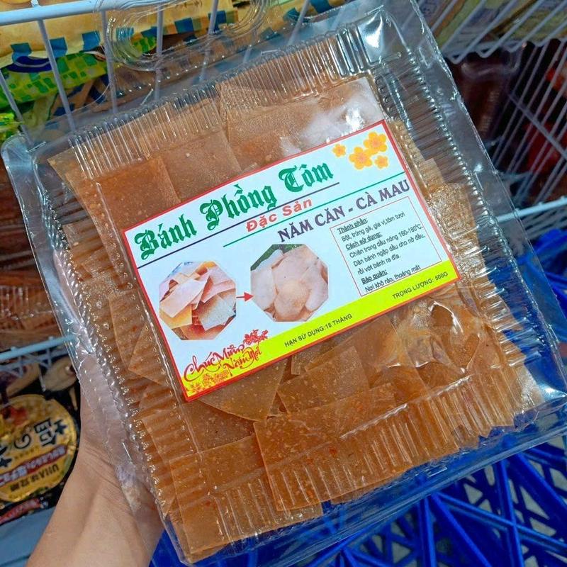 Bánh phồng tôm năm căn cà mau 500g Ăn Vặt