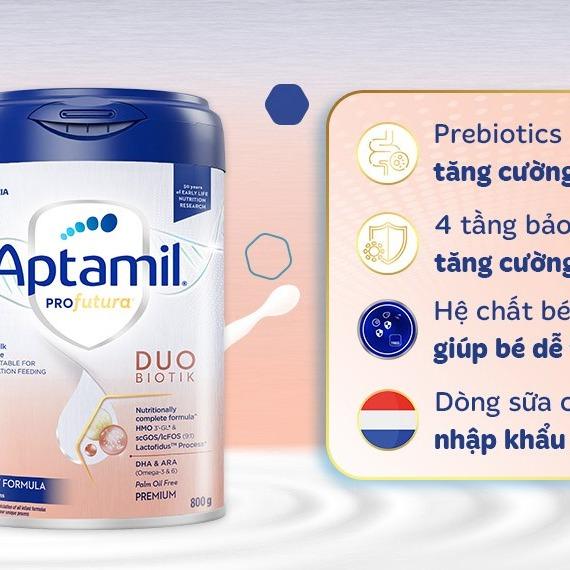 Sữa Aptamil Hà Lan Profutura Duobiotik Lon 800g 2