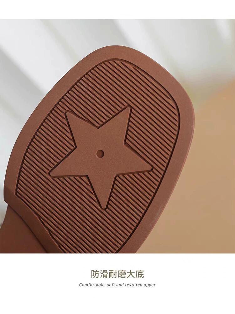 Product Introduction of Soft bottom low heel real leather flat bottom Roman style sandals for Women large size slip-on summer shoes comfortable 8