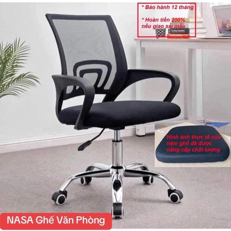NASA Ghế xoay 360 độ, ghế xoay văn phòng, hàng nhập khẩu, nâng hạ chiều cao, bảo vệ đốt sống lưng, bảo hành 12th