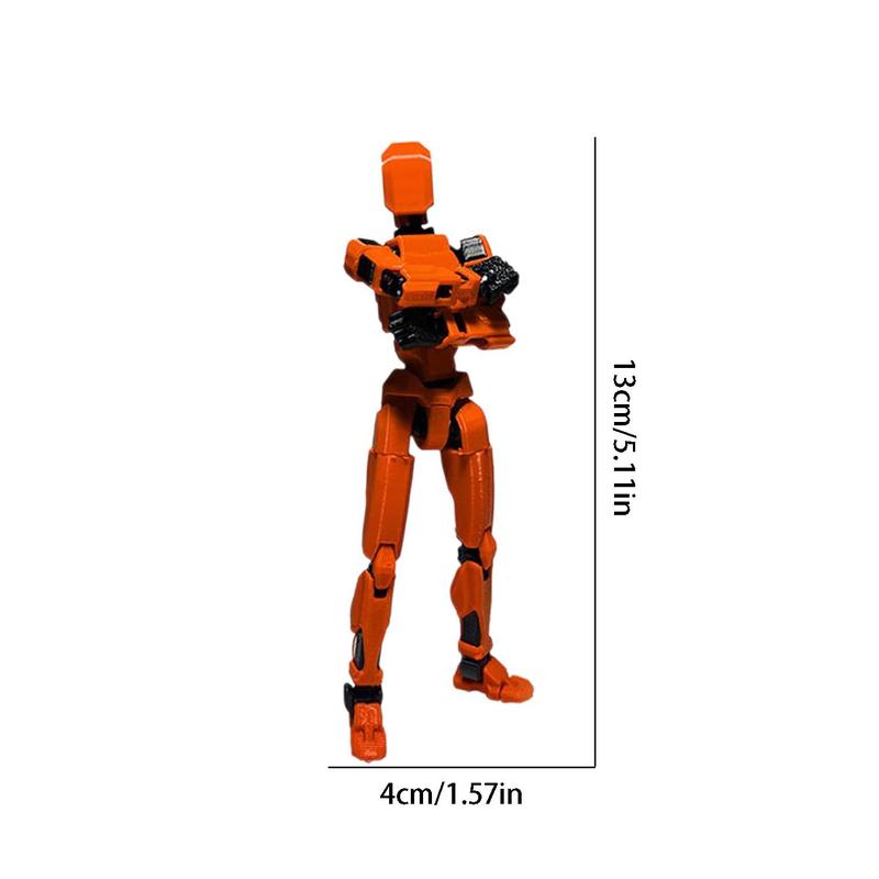 3d Printed Action Figure Toy, 1 Count Joints Movable Action Figure Model Toy, Diy Body Decompression Toy, Specialty Diy Supplies 1