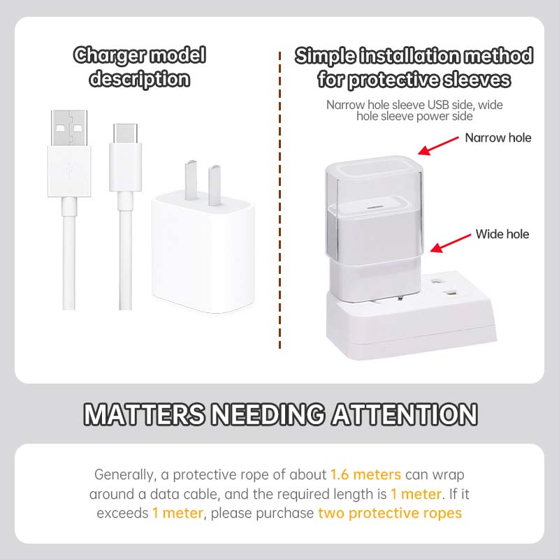 【COD】[Model Terbaru]Pink Ribbon Bow Data Cable Protective Case Charger Protective Case Set Cocok untuk IP