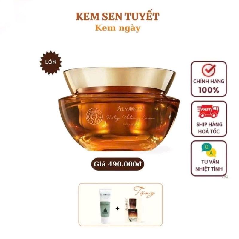 Kem Dưỡng Ban Ngày Sen Tuyết Đều Màu, Mịn Da Skincare Nữ - Women