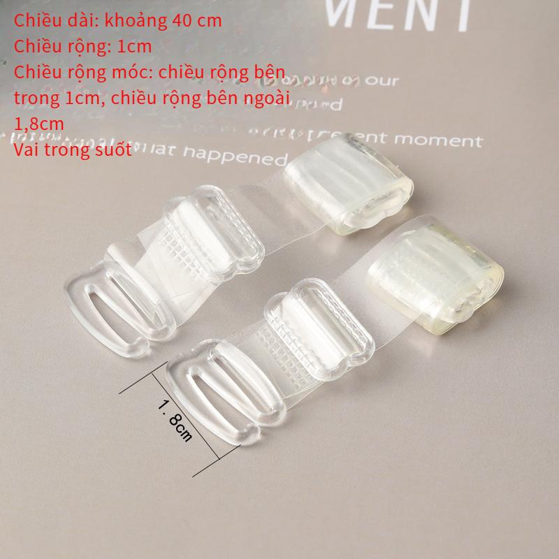Product Introduction of Invisible Shoulder Strap Plastic Buckle TPU Transparent Bra Frosted High Elastic All-Match Adjustable Non-Magnetic Strap One-Word Adjustable Buckle 6
