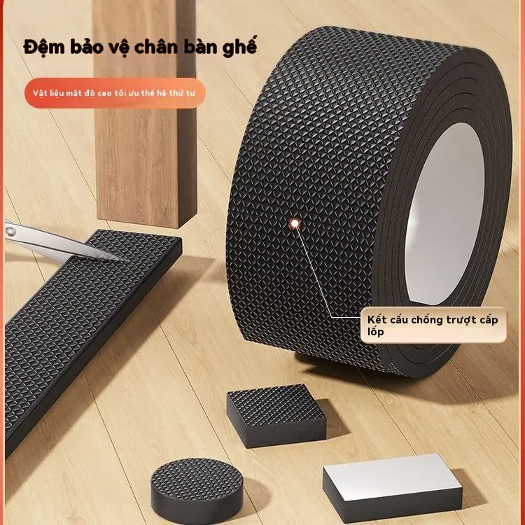 Miếng đệm chân Bàn và ghế, Miếng dán chống trượt chống mài mòn im lặng, Miếng đệm chân Bàn Sofa, Miếng đệm bảo vệ đồ nội thất chống ồn
