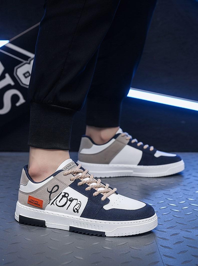 Product Introduction of Giày thể thao sneaker nam ONEZ hot trend 2024 , đế cao su non 5cm êm chân , tôn dáng - A2 giay nam 5