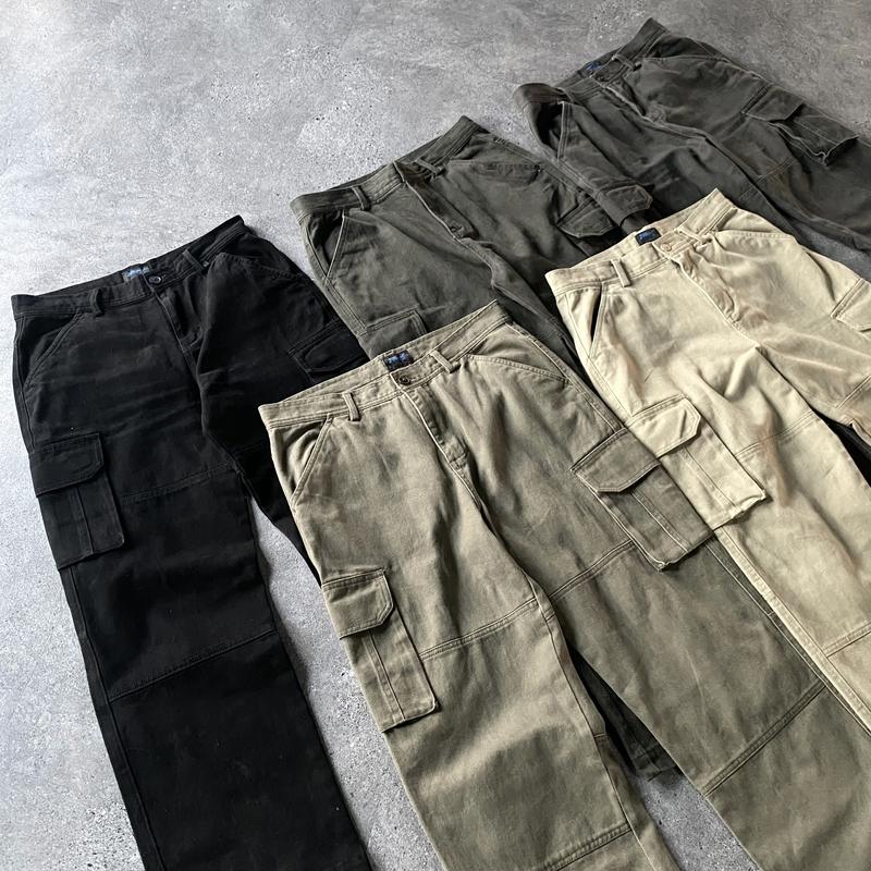 Quần Cargo Imperfect Version 3 - Vải khaki đặt dệt độc quyền dày nhưng mềm và mượt, quần kaki túi hộp nam nữ ống rộng, phong cách streetwear Menswear Pants