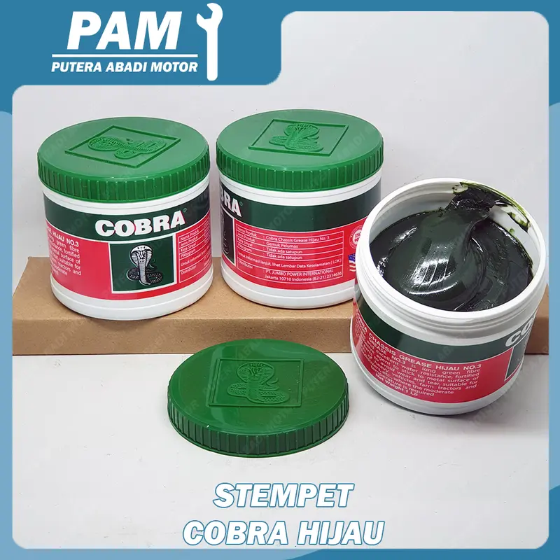 Stempet Cobra Hijau Grease Gemuk ukuran 1 Lb 0