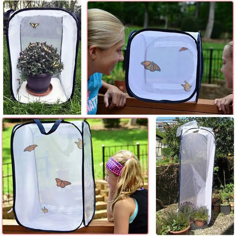 High Quality Pop-up Butterfly Habitat Collapsible Transparent Sunroom Outdoor Practical Protection Net