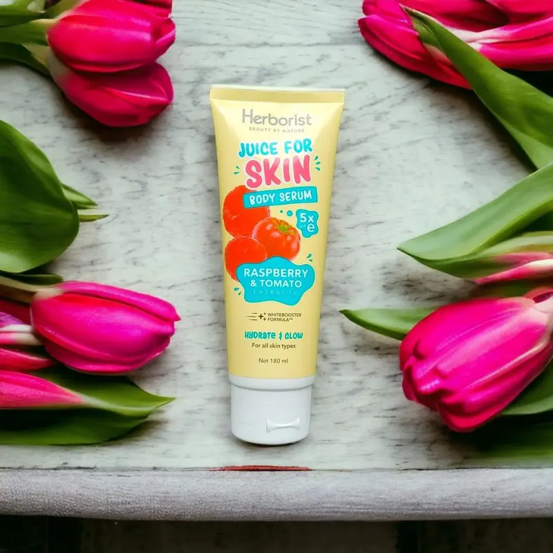 Herborist Body Serum Body Lotion All Varian  5X Vitamin E Ukuran 180ml Kering Leher 1