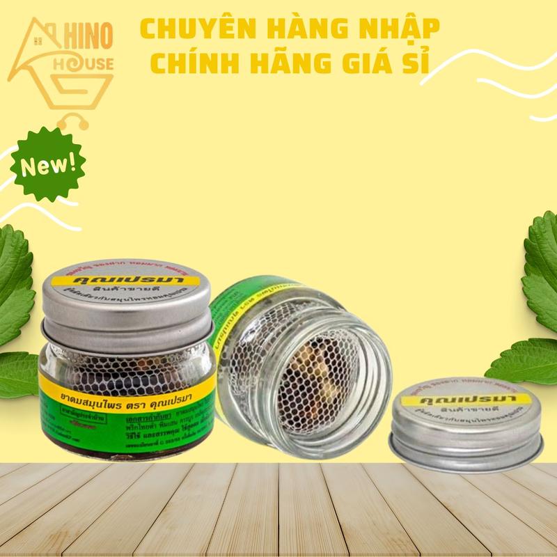 Dầu Hít Thảo Mộc Khun Prema 8ml Thái Lan Hổ Trợ Thông Mũi Giảm Nghẹt Mũi Xoang - Hinohouse
