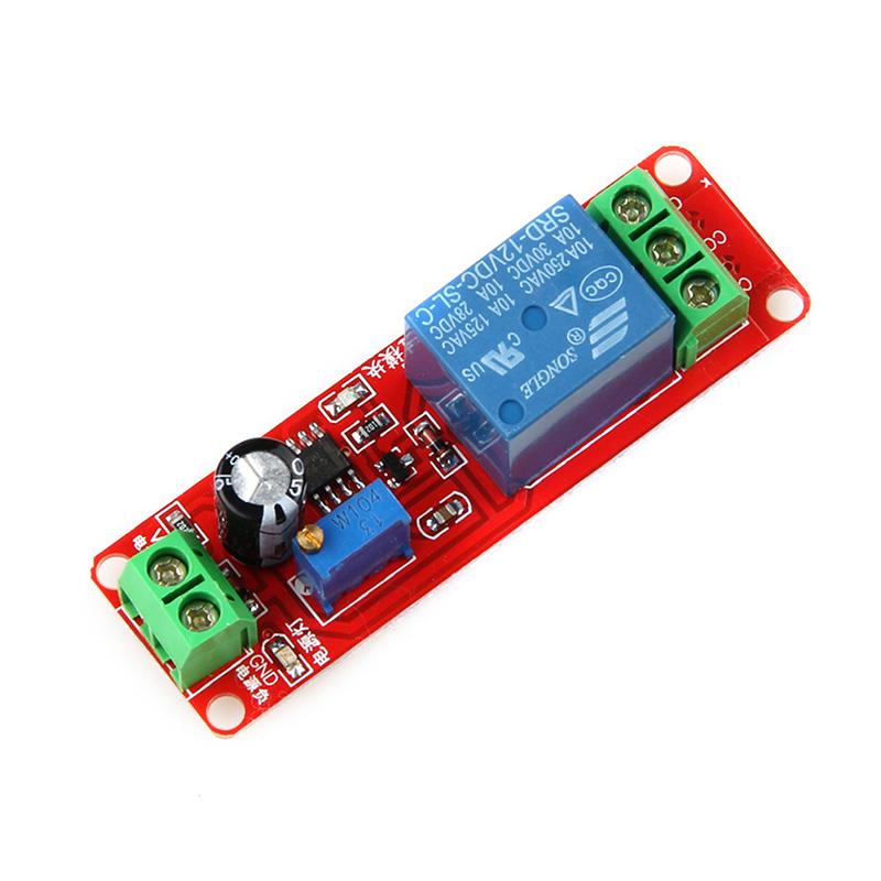 Product Introduction of 12V NE555 Oscillator Delay Adjustable Timer Relay Switch Module 0-10 Second 20