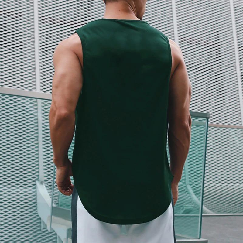 Product Introduction of Summer Gym Tank Top Men Mesh Clothing Quick Dry Bodybuilding Sleeveless T Shirt Fitness Singlets Basketball Sports Muscle Vest 8
