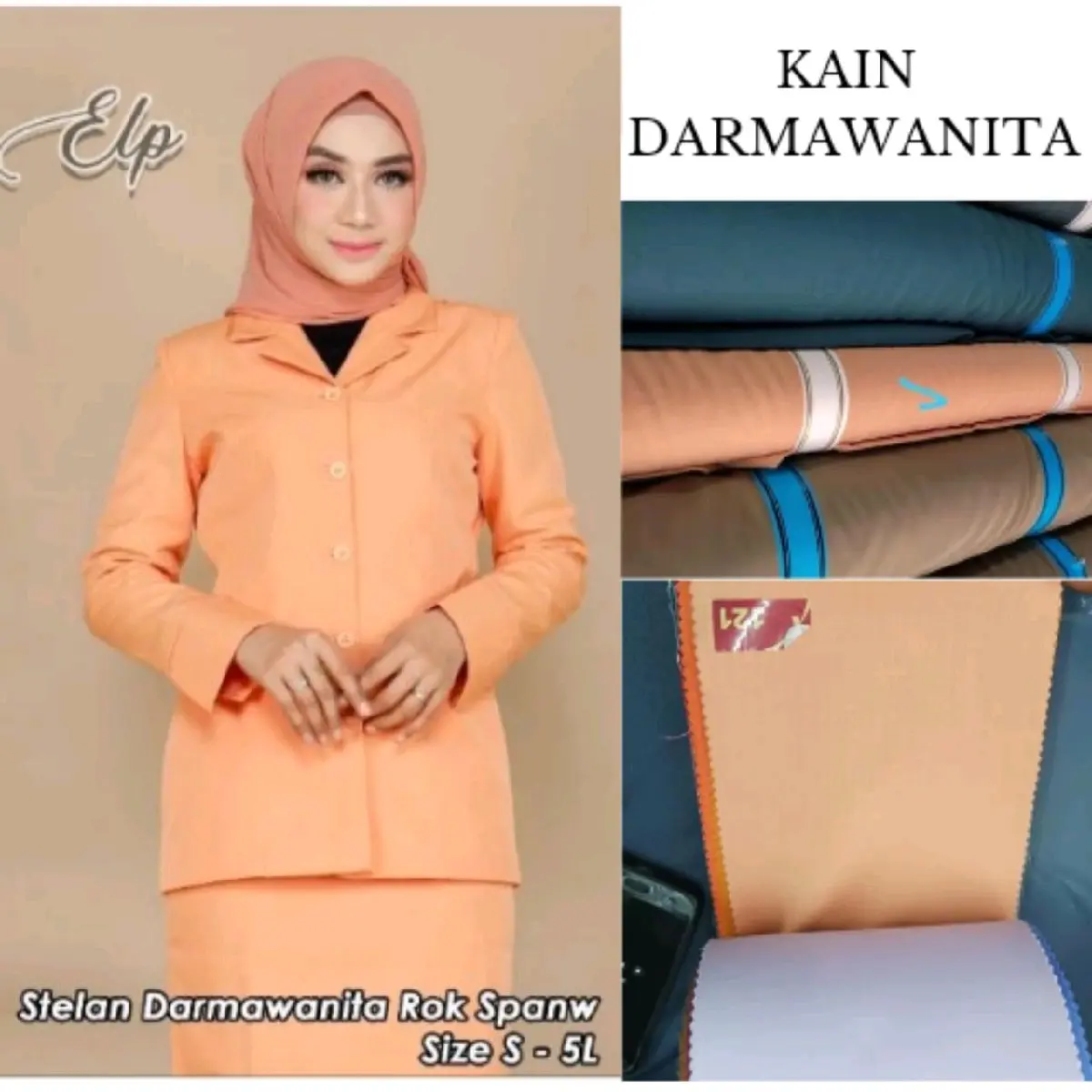 Kain Seragam Dharmawanita High Twiss / Kain Bahan Seragam Dharmawanita