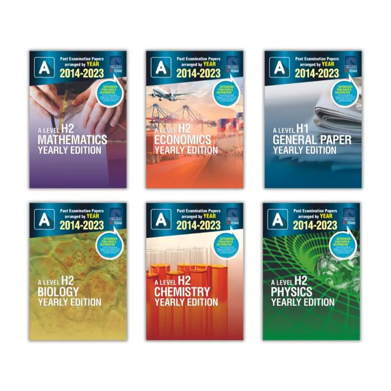 100% Quality NEW A Level Yearly Edition Past Examination Papers 2014-2023 | Past Examination | Pre-Uni Level Examination Books - SAP