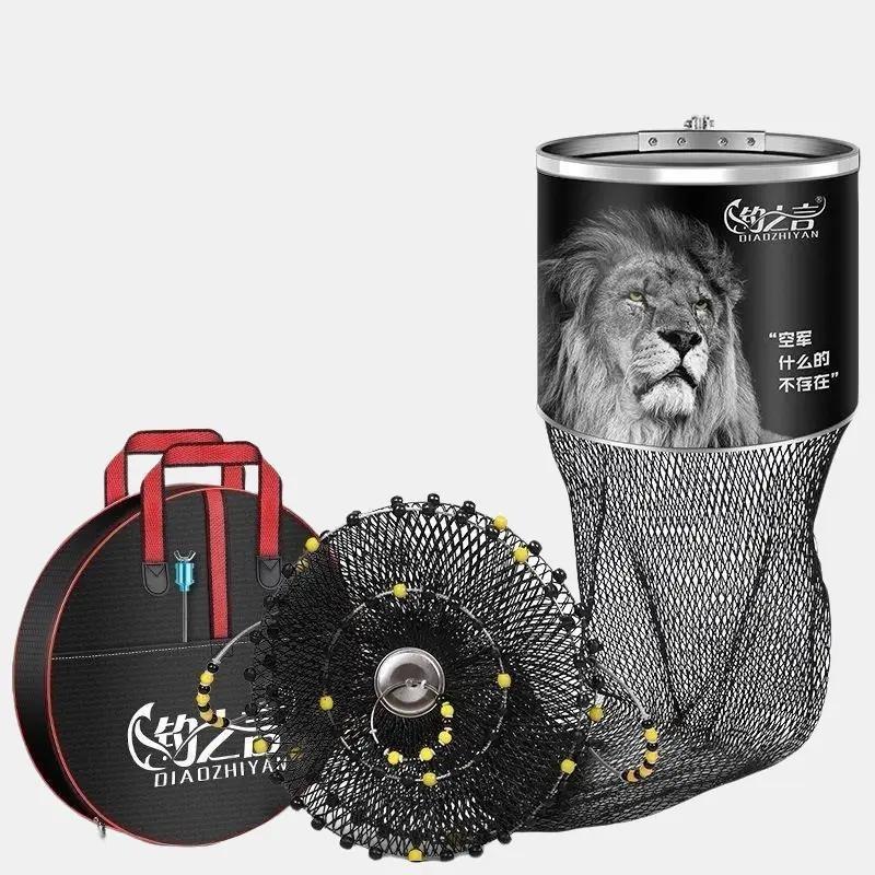  Rọng đựng cá câu đài  rọng đựng cá sư tử đen 3 vành hạt Fishing Đi Câu Bắt Cá Câu Cá 