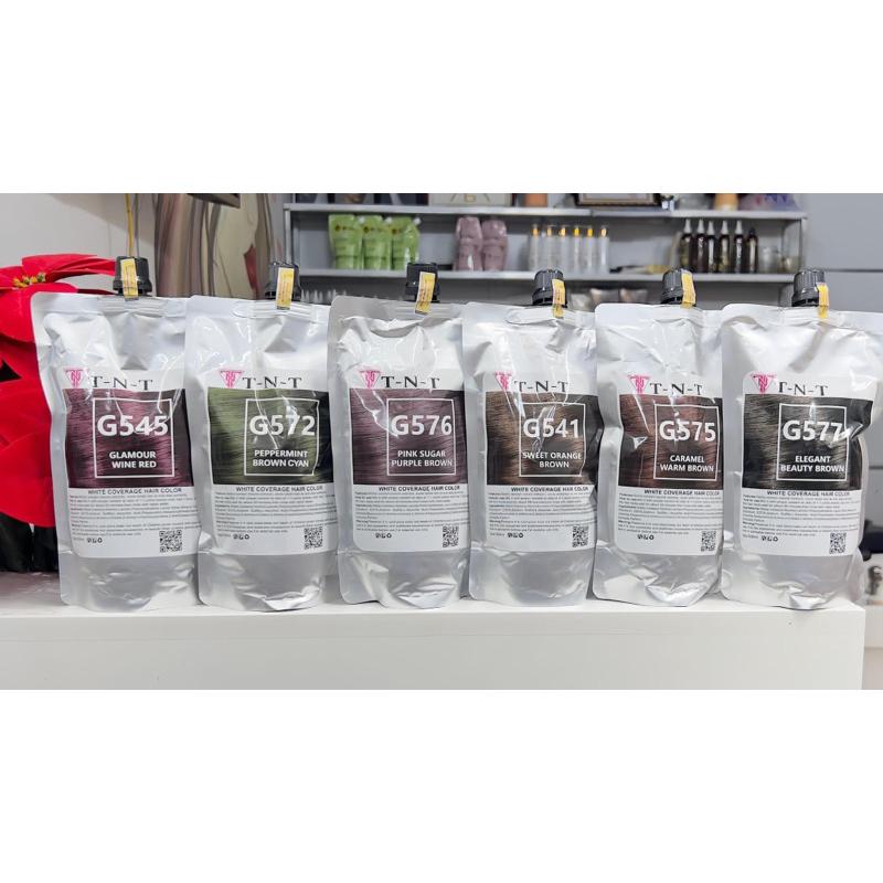 Nhuộm tóc phủ bạc TNT - Màu lên từ nền đen tự nhiên không cần nâng tẩy