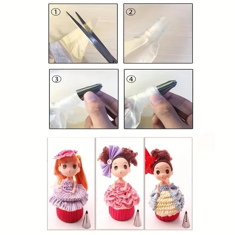 Stainless Steel Cake Decorating Nozzle Set, 18pcs/set Cake Decorating Tool, Cake Decorating Nozzle Kit, Baking Tool for Home Kitchen 3