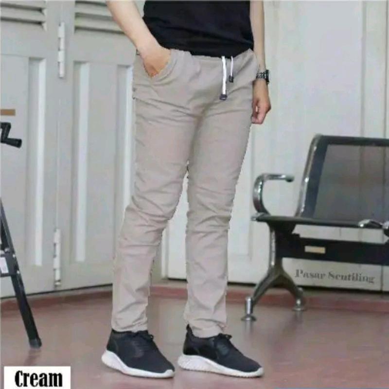 100 Ribu Dapat 3 Pcs celana panjang chinos 5