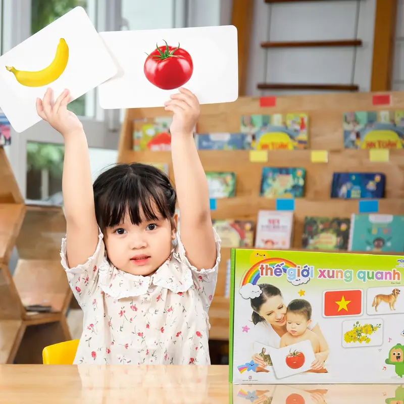 Flashcard Glenn Doman Thế Giới Xung Quanh - Bộ Thẻ Học Thông Minh Cho Bé 100 Thẻ TN0005 (Có hỗ trợ giáo trình học) ) 1