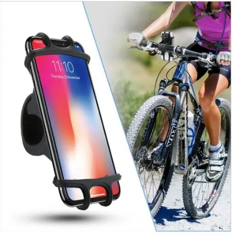 Holder HP Motor Sepeda - Bike Phone Support - Holder Bicyle Jepit Klip Handphone Smartphone