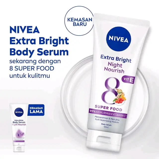 NIVEA body serum night nourist 180ml