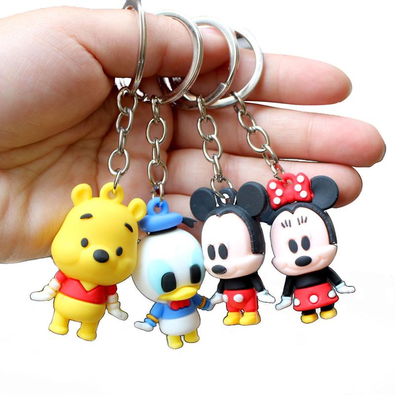 Cute Cartoon PVC Keychains Kids Adults Lovely Backpack Pendant - TikTok ...