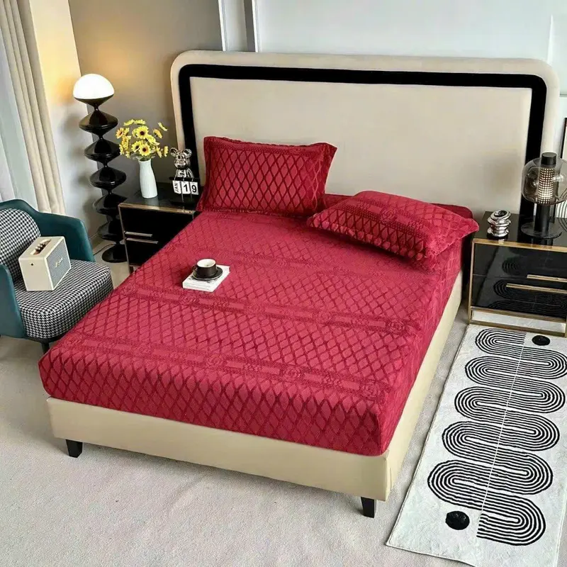 [TẶNG KÈM 2 VỎ GỐI NẰM] Ga Gối COCO Nỉ Nhung Mềm Mịn, Ấm Áp 1