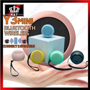 Y3 Mini Speakers Y3 Macaron speakers Wireless speakers Audio Y3 Bluetooth Speakers Portable Speakers Charging Usb Smartphone Chargeable Connection Button