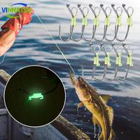 Gambar VinnatsuMata Kail Udang Set 10 PCS Glow in The Dark Tajam Tahan Karat Awet Untuk Umpan Udang Hidup Memancing Laut Danau Sungai - Size17-5PCS dari Vinnatsu MALL2 Kab. Tangerang 1 Tokopedia