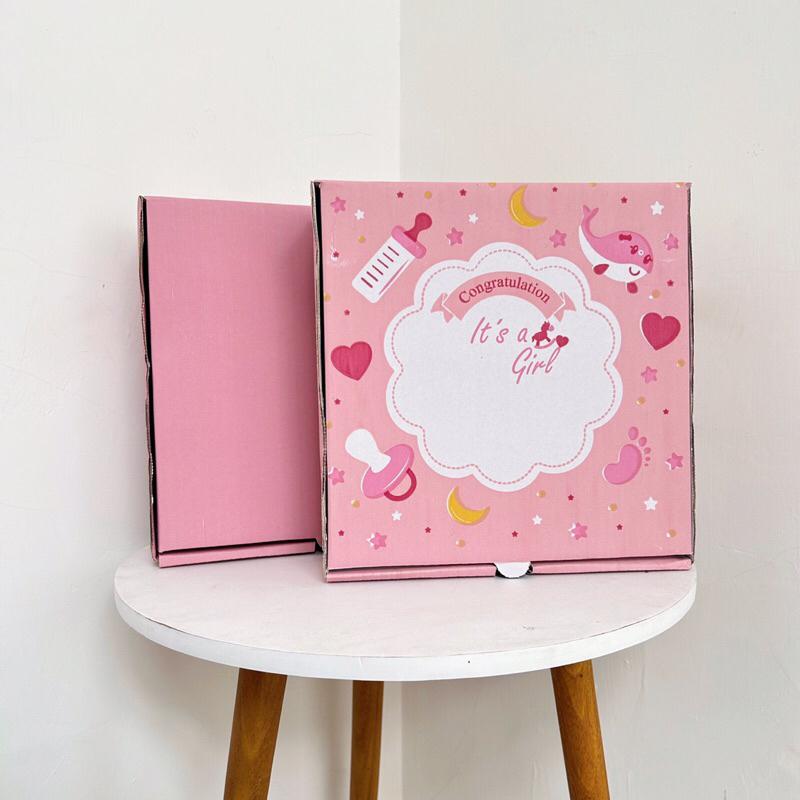 Little Pastella - Box Kado | Box Hampers | Kotak Kado Ulang Tahun Ukuran 24x24x7cm 0